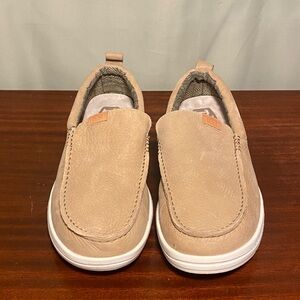Hey Dude Wally Grip Moc Craft Leather Slip On Shoes Mens 10